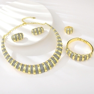 Show details for Top Big Dubai 4 Piece Jewelry Set