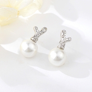 Picture of Trendy Platinum Plated Casual Stud Earrings with Worldwide Shipping