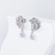 Picture of Bulk Platinum Plated Big Dangle Earrings with No-Risk Return