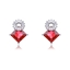 Show details for Unusual Big Cubic Zirconia Dangle Earrings