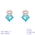 Picture of Distinctive Blue Luxury Dangle Earrings with Low MOQ