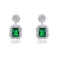 Show details for Inexpensive Platinum Plated Cubic Zirconia Dangle Earrings from Reliable Manufacturer