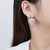 Picture of Fashionable Big Cubic Zirconia Dangle Earrings