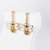 Picture of Designer Gold Plated Yellow Dangle Earrings with No-Risk Return