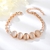 Picture of Fashionable Small Rose Gold Plated Fashion Bracelet