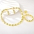 Picture of Hypoallergenic Gold Plated Zinc Alloy 4 Piece Jewelry Set with Easy Return