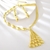 Picture of Dubai Multi-tone Plated Necklace and Earring Set with 3~7 Day Delivery