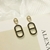 Picture of Copper or Brass Black Dangle Earrings with Full Guarantee