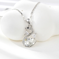 Show details for Best Swarovski Element Zinc Alloy Pendant Necklace