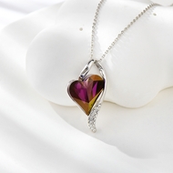 Show details for Zinc Alloy Swarovski Element Pendant Necklace with Full Guarantee