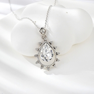 Show details for Low Cost Platinum Plated Zinc Alloy Pendant Necklace with Low Cost