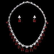 Show details for Luxury Big 2 Piece Jewelry Set with Beautiful Craftmanship