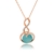 Picture of Brand New Blue Small Pendant Necklace with SGS/ISO Certification