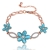 Picture of Designer Blue Rose Gold Plated Fashion Bracelet As a Gift