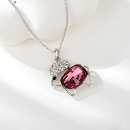 Show details for Small Zinc Alloy Pendant Necklace with Fast Delivery