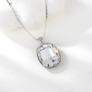Show details for Low Price Platinum Plated Swarovski Element Pendant Necklace from Trust-worthy Supplier
