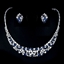 Show details for Unique Cubic Zirconia Blue 2 Piece Jewelry Set
