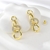 Picture of Nickel Free Gold Plated White Dangle Earrings with Easy Return
