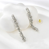 Show details for Luxury White Dangle Earrings From Reliable Factory