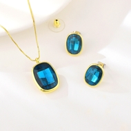 Picture of Classic Blue 2 Piece Jewelry Set with Beautiful Craftmanship