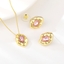 Show details for Fast Selling Pink Zinc Alloy 2 Piece Jewelry Set from Editor Picks