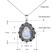 Picture of Fashionable Small 925 Sterling Silver Pendant Necklace