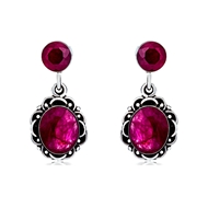 Picture of Bulk Oxide 925 Sterling Silver Dangle Earrings Wholesale Price