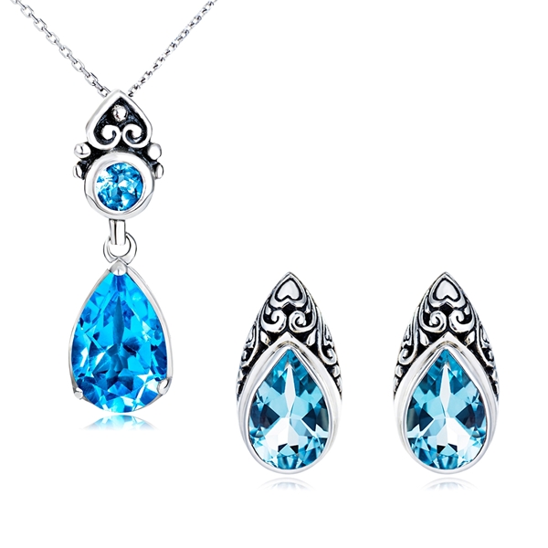 Picture of Irresistible Blue Small 2 Piece Jewelry Set For Your Occasions