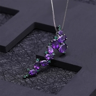 Picture of Bulk Platinum Plated Small Pendant Necklace Exclusive Online