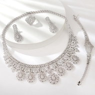 Picture of Eye-Catching White Luxury 4 Piece Jewelry Set in Bulk