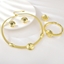 Show details for Zinc Alloy Gold Plated 4 Piece Jewelry Set with Unbeatable Quality