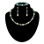 Picture of Nickel Free Gold Plated Artificial Crystal 3 Piece Jewelry Set with No-Risk Refund