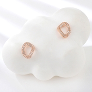 Show details for Good Cubic Zirconia Copper or Brass Stud Earrings