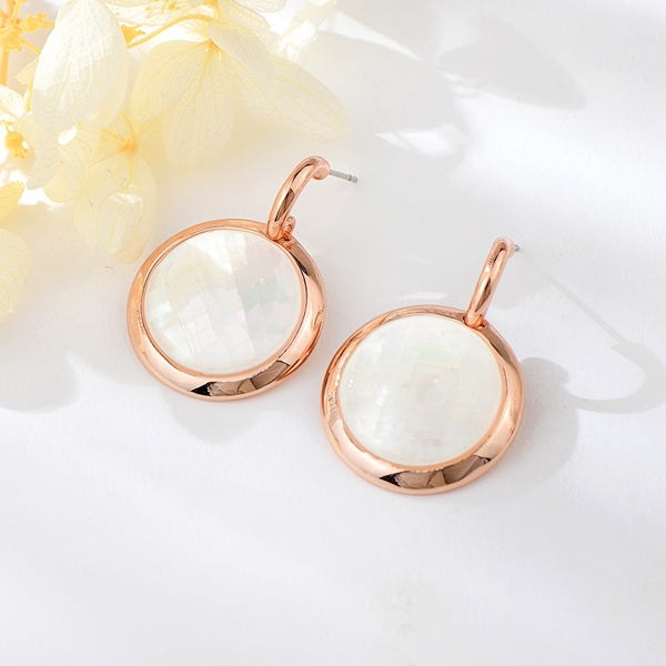 Picture of Reasonably Priced Rose Gold Plated White Stud Earrings from Reliable Manufacturer