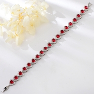 Show details for Delicate Red Fashion Bracelet Online Only