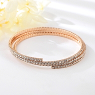 Show details for Shop Rose Gold Plated Delicate Fashion Bangle with Wow Elements