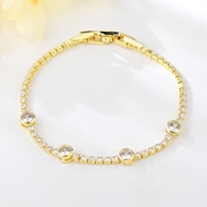 Show details for Funky Small Gold Plated Fashion Bangle