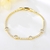 Picture of Funky Small Gold Plated Fashion Bangle