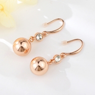 Show details for Designer Rose Gold Plated Zinc Alloy Dangle Earrings at Great Low Price