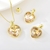Picture of Good Artificial Crystal Copper or Brass 2 Piece Jewelry Set