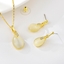Show details for Eye-Catching White Opal 2 Piece Jewelry Set with Member Discount