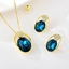 Show details for Hypoallergenic Gold Plated Zinc Alloy 2 Piece Jewelry Set with Easy Return
