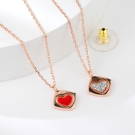 Show details for Charming White Swarovski Element Pendant Necklace As a Gift