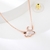 Picture of Low Price Rose Gold Plated 925 Sterling Silver Pendant Necklace from Trust-worthy Supplier