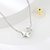 Picture of Platinum Plated Small Pendant Necklace at Super Low Price