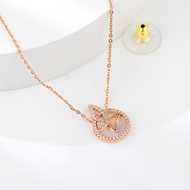 Show details for Nickel Free White 925 Sterling Silver Pendant Necklace with No-Risk Refund