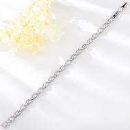 Show details for Delicate Platinum Plated Fashion Bracelet with Speedy Delivery