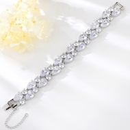 Show details for Sparkly Small White Fashion Bracelet