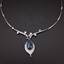 Show details for Good Quality Swarovski Element Blue Pendant Necklace