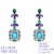 Picture of Top Cubic Zirconia Gold Plated Dangle Earrings